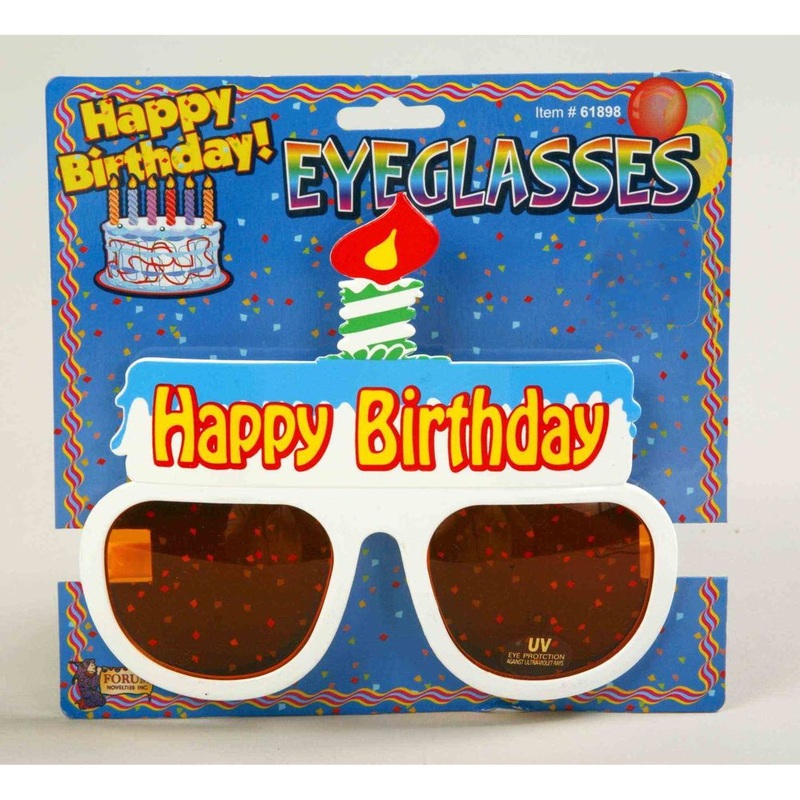 Birthday Cake Glasses