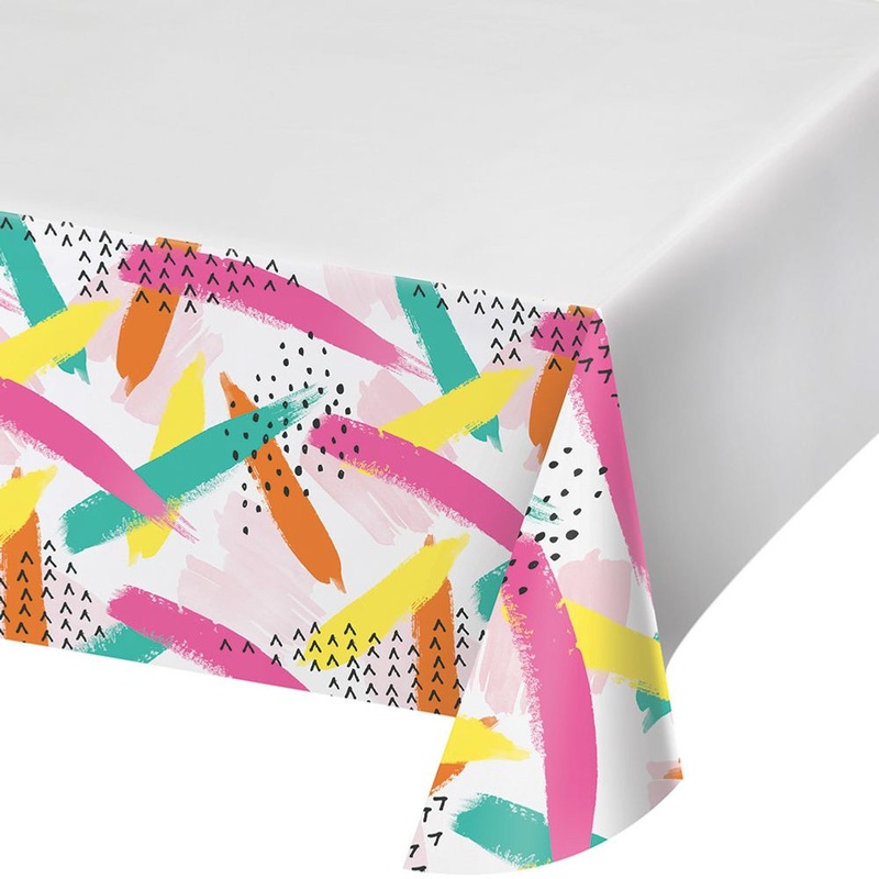 Chic Cupcake Plastic Rectangle Tablecover