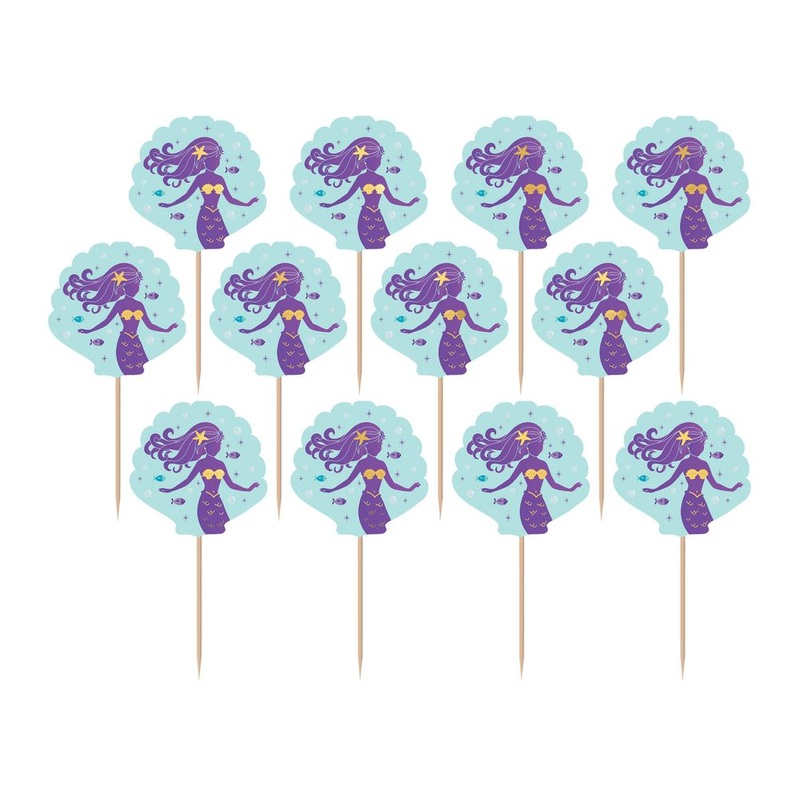 Mermaid Wishes Cupcake Picks (24ct)