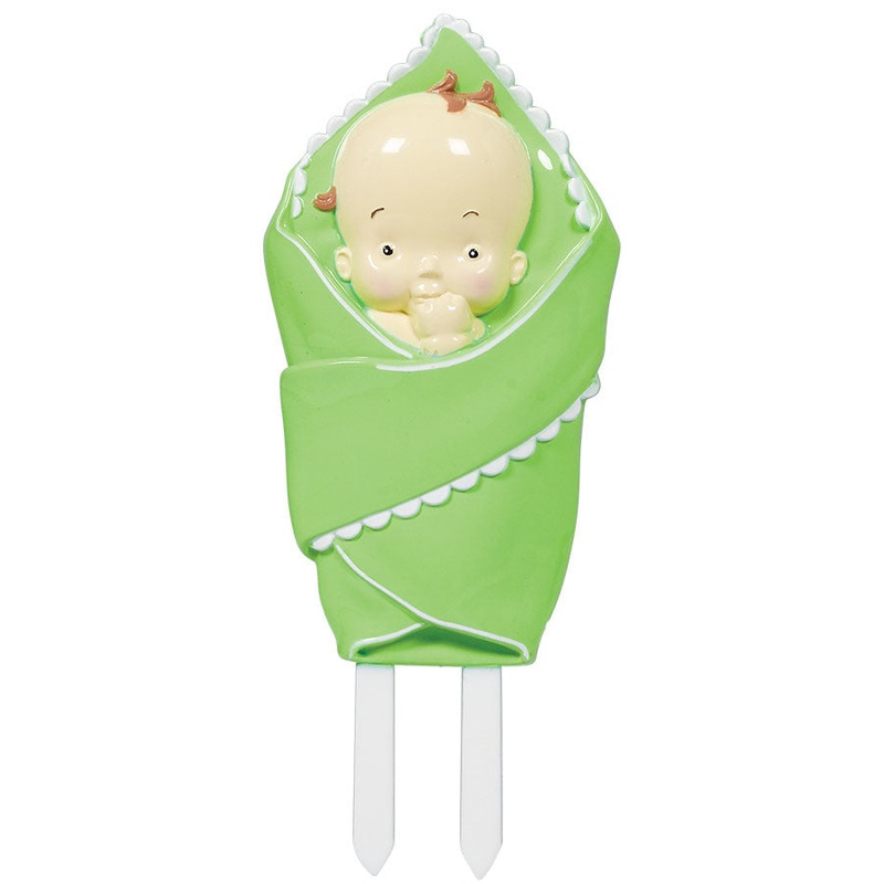 Neutral Baby Shower Baby Cake Topper