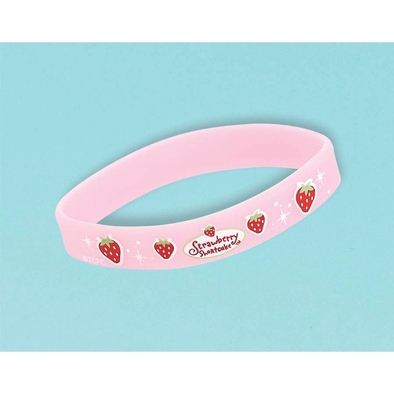 Strawberry Shortcake Party Rubber Bracelets (4ct)