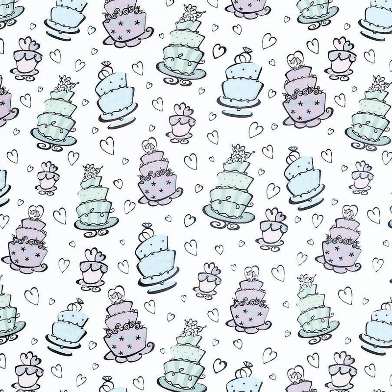 Wedding Cake Gift Wrap Roll