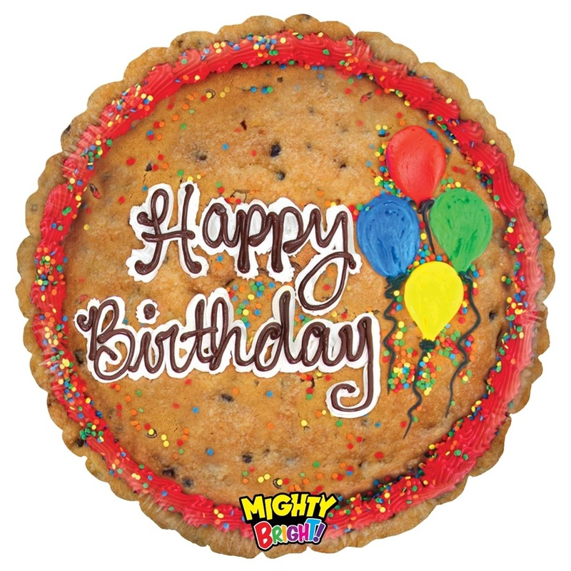 Betallic Mighty Pic Cookie Cake 21 inch Mighty Bright Balloon 1ct