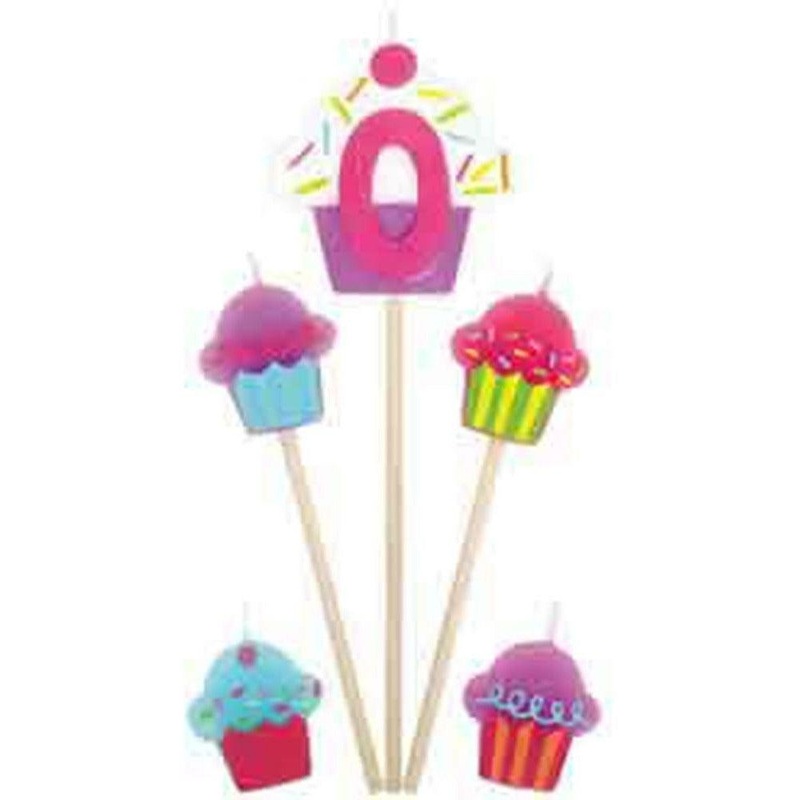 Cupcake Pick Candle No 0