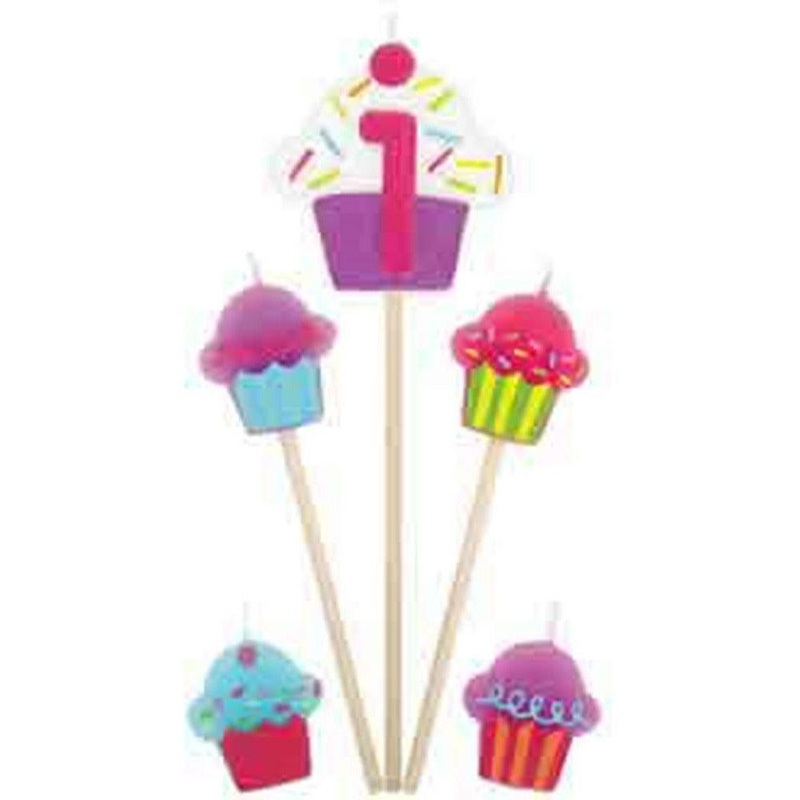 Cupcake Pick Candle No 1