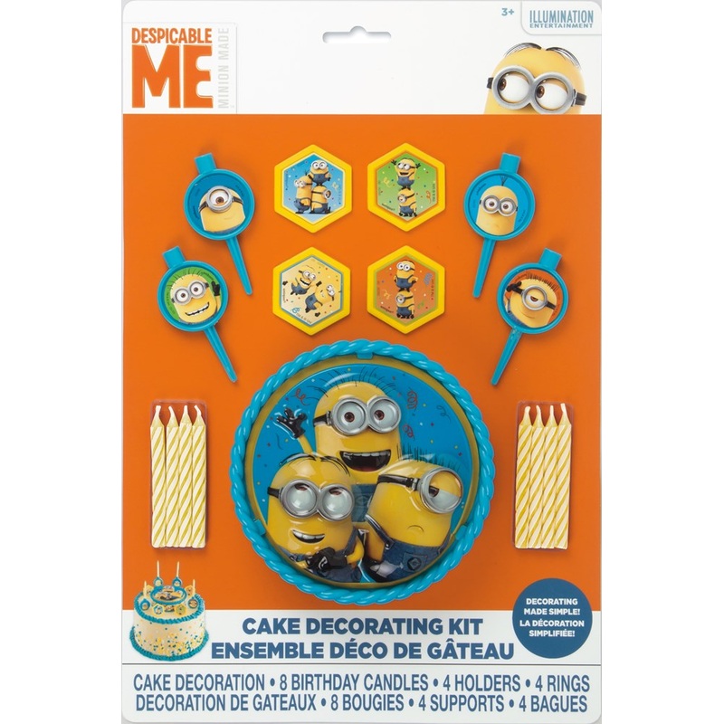 Despicable Me Cake Decoor Kit 17pc