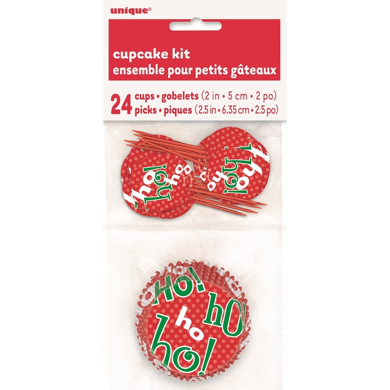 Ho Ho Ho Cupcake Kits 24ct