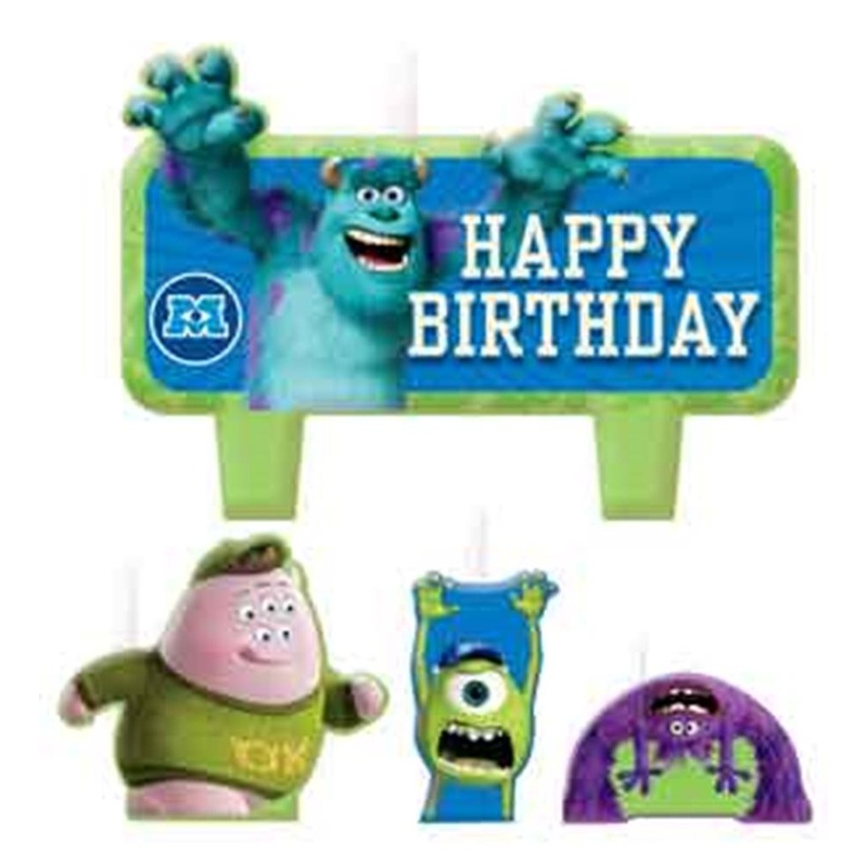 Monsters University Candle Cake Set