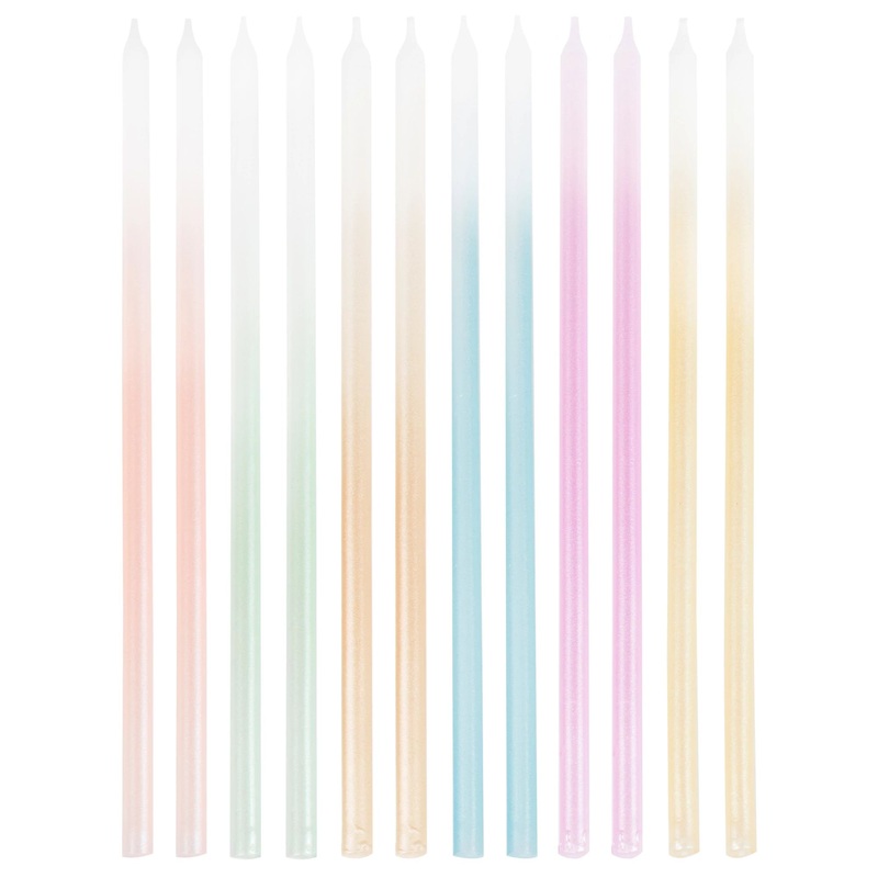 Tall Ombre Cake Candles