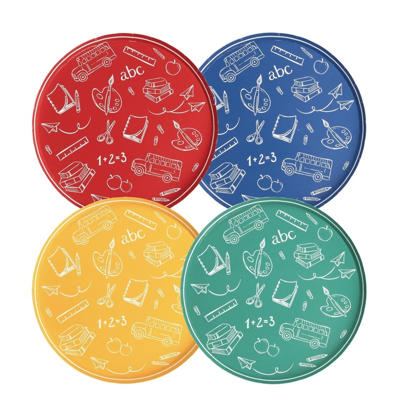 Back to School Cake Plates