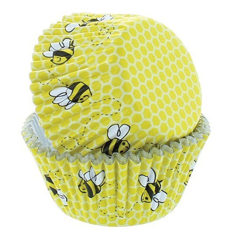 Bee Honeycomb Cupcake Cases