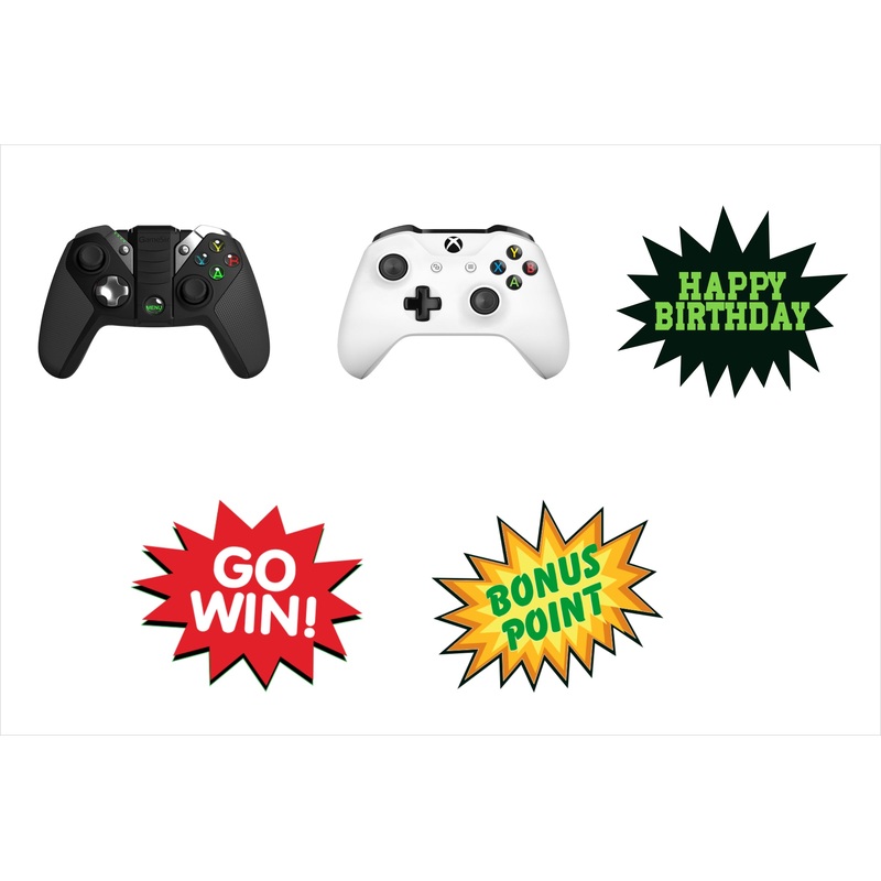 Gaming Party Cake Decorating Kit For Birthday Party