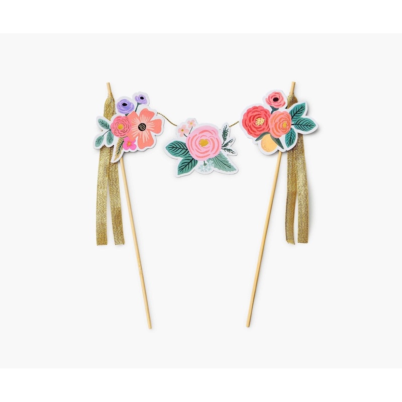 Garden Party  Cake Topper