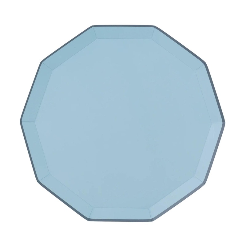 Light Blue Paper Cake Plates