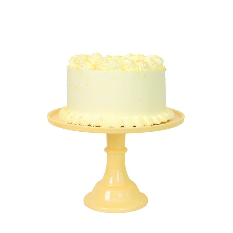 Melamine Cake Stand  Daisy Yellow