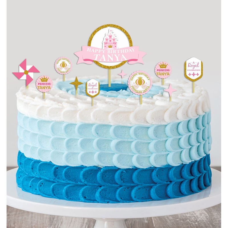 Princess Birthday Party Cake Topper /Cake Decoration Kit
