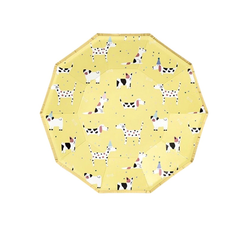 Puppy Party Cake Plates