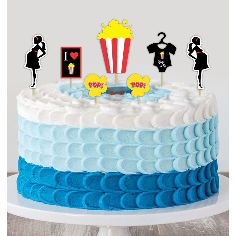 Ready to Pop Party Cake Topper /Cake Decoration Kit