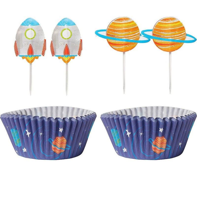 Space Party Cupcake Kit