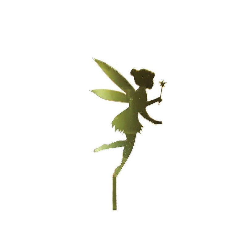 Tinkerbell Cake Topper - Gold