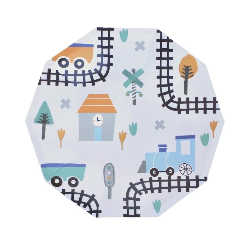 Train Cake Plates