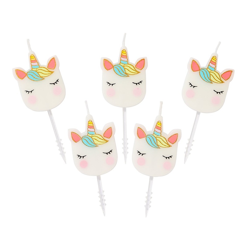 Unicorn Cake Candles