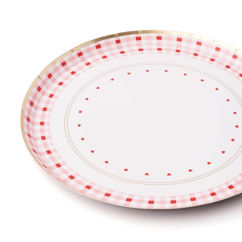 Valentines Day Cake Plates