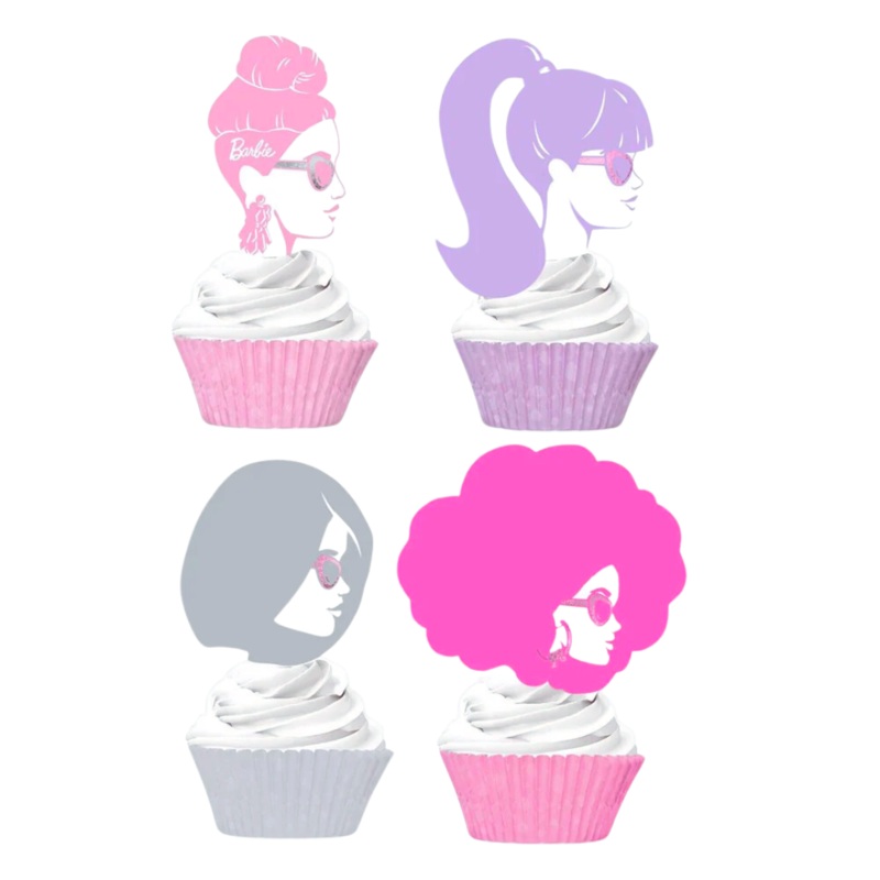 Barbie Cupcake & Pick Set FSC 24pc