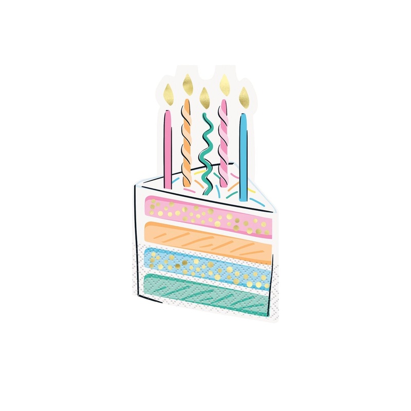 Birthday Cake Party Napkins