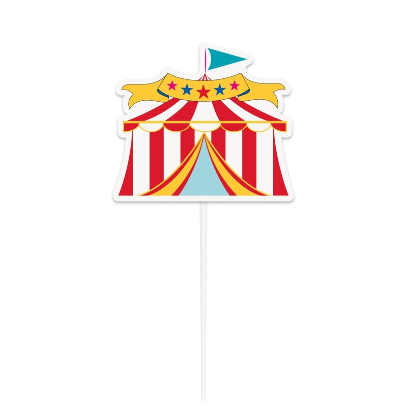 Circus Tent Cake Topper
