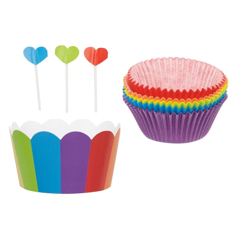 Cupcake Rainbow Party Kit