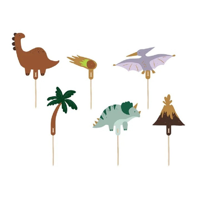 Dinosaur Land Cake Toppers