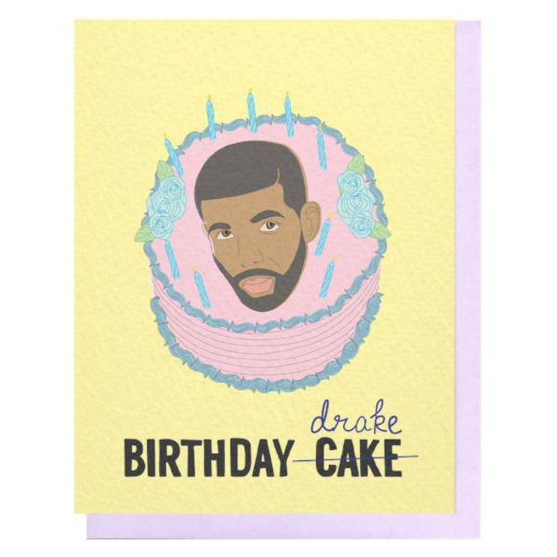 Drake Cake Greeting Card - Violet Clair