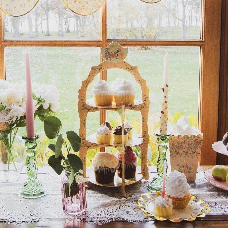 Floral Cupcake Stand