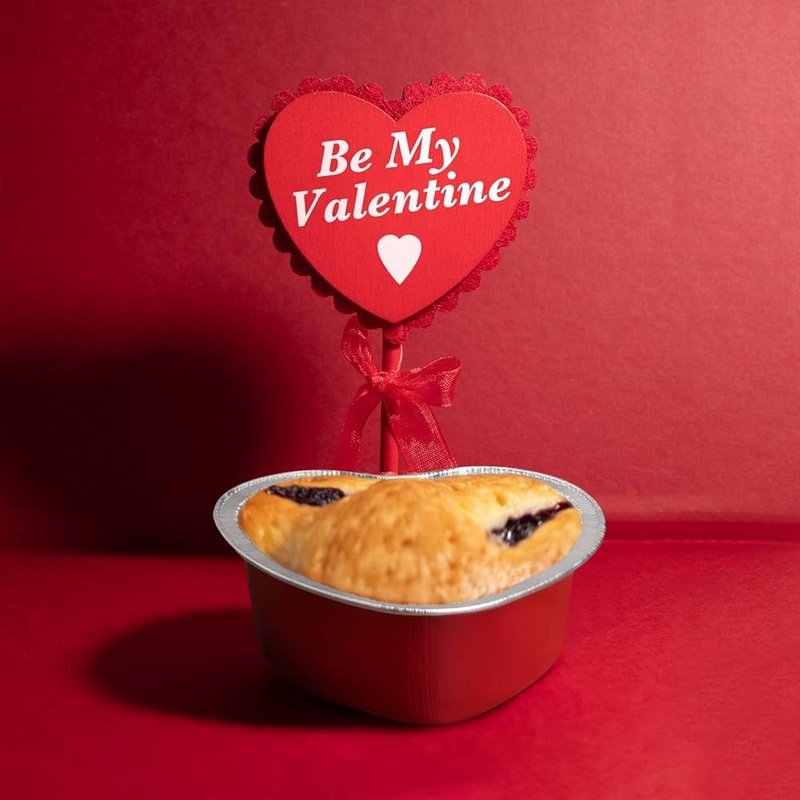 Heart Shaped Cupcake Tins (10 Pack)