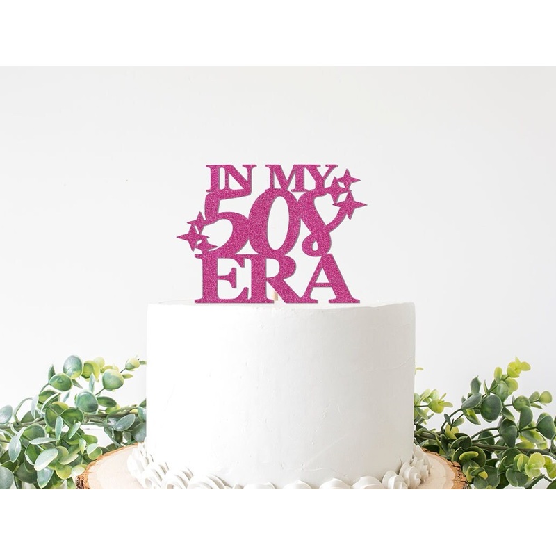In My 50s Era Cake Topper