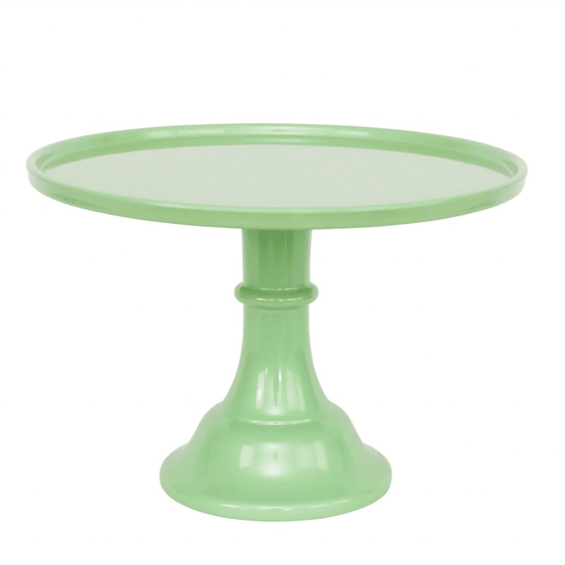 Melamine Cake Stand, Sage Green - 2 Size Options