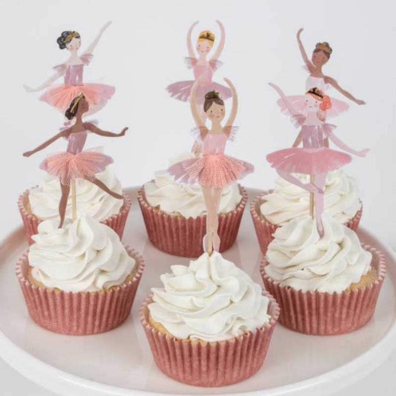 Meri Meri Ballerina Cupcake Kit ( 24 toppers)