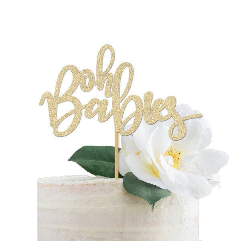 Oh Babies Cake Topper
