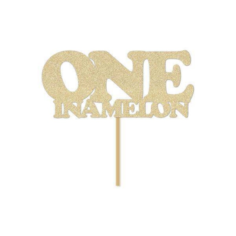 One in a Melon Cake Topper