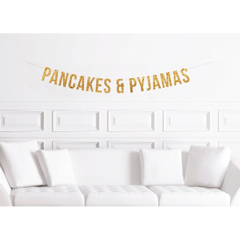 Pancakes and Pyjamas Banner Block Font