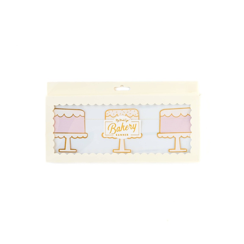 Pastel Birthday Cake Bunting S1138