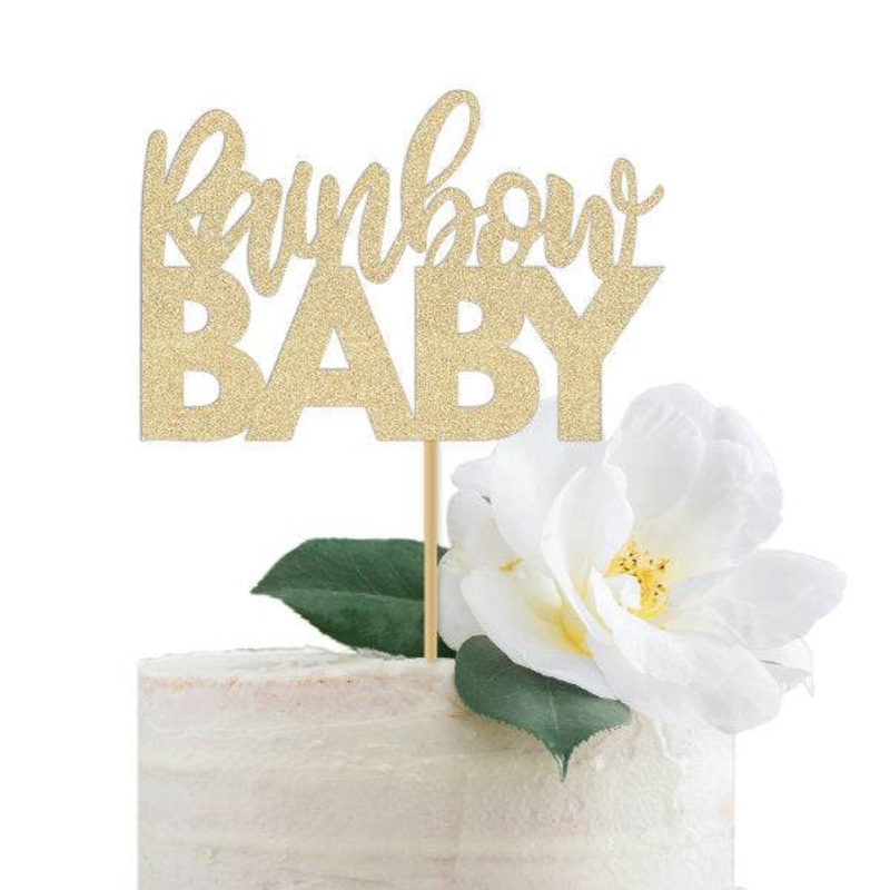 Rainbow Baby Cake Topper
