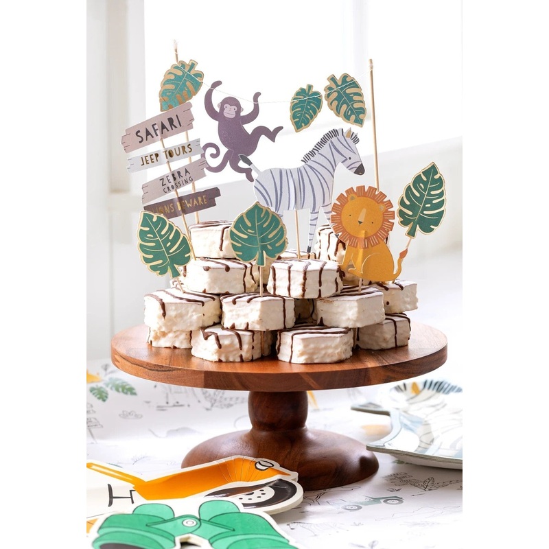 Safari Animal Cake Topper Decorations