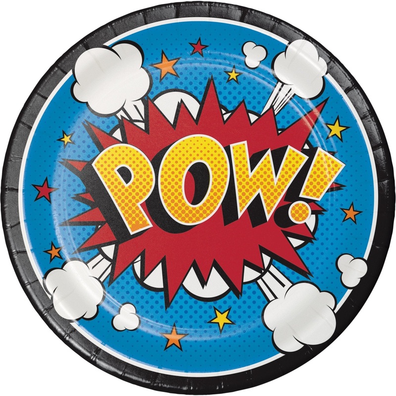 Superhero Cake Plates