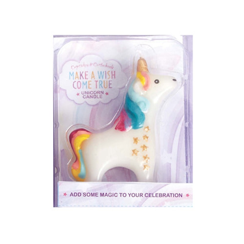 Unicorn Birthday Cake Candle