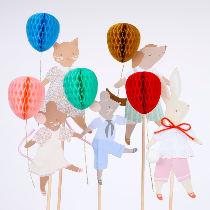 Animal Friends Cake Toppers 5pk.