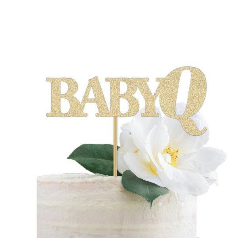 Baby-Q Baby Shower Cake Topper