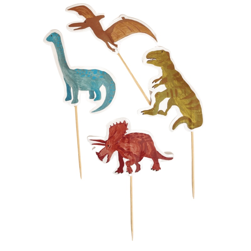 Dinosaur Cupcake Toppers (Set of 12) S3101