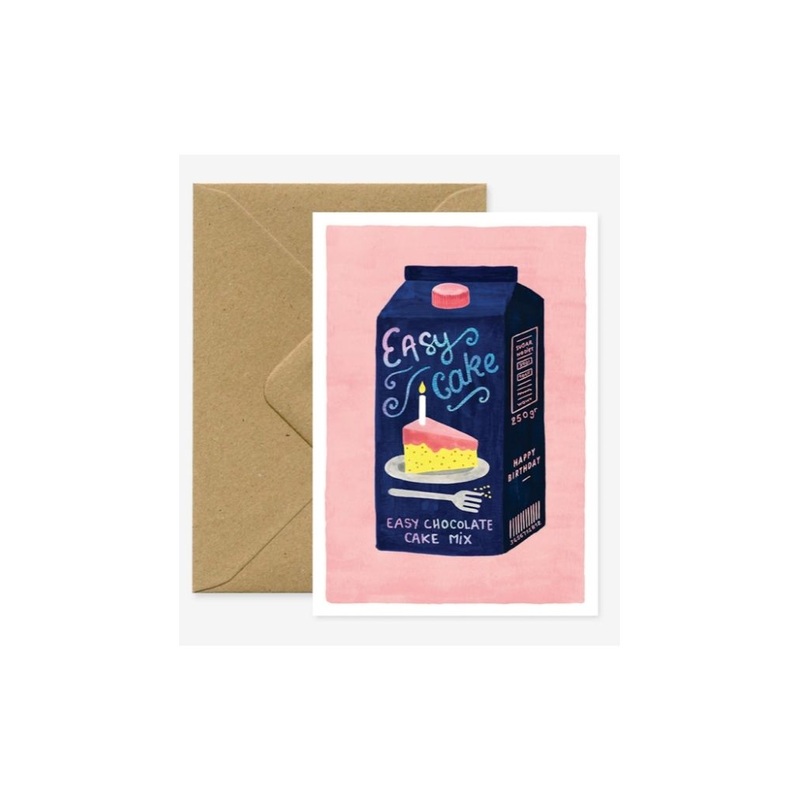 Easy Cake Birthday Card